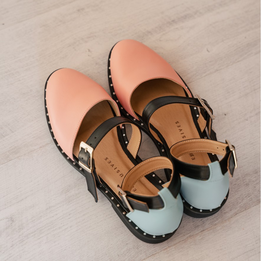 .Pantofi -  Double Belt -  Pastel 